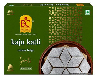 Bhikharam Chandamal - Indian Sweets - Kaju Katli Foil -125g (125g Pack of 1)