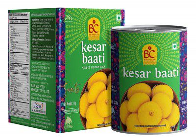 Bhikharam Chandmal Kesar Baati Tin 2 kg