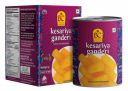 Bhikharam Chandmal - Indian Sweets Kesariya Ganderi - Bikaneri Kesar Sweet Mithai Tin 1kg (Pack of 1)...