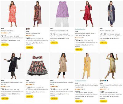 BIBA Clothing at Minimum 70% OFF