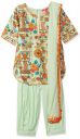 BIBA Girls Girls Straight Regular Fit Salwar Suit Set...