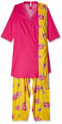 BIBA Girls Salwar Suit Set