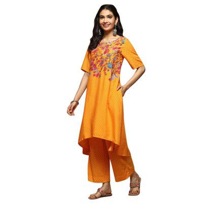 BIBA Women Kurta Suit Set