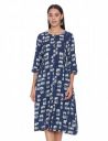 BIBA Women Rayon A-Line Knee-Length Dress...
