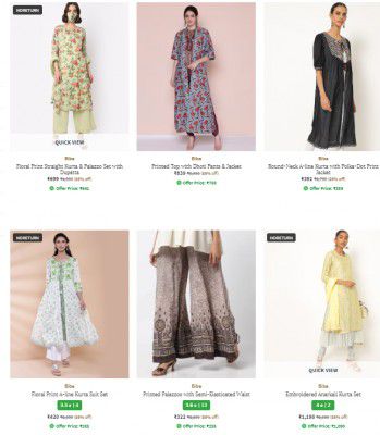 Upto 84% Off On Biba Womens Clothing
