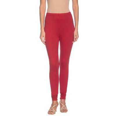 BIBA Womens Solid Churidar Pants (Turquoise_Medium)