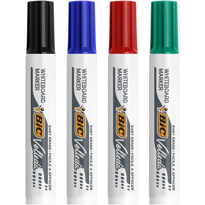 Bic Velleda Whiteboard Marker Set - Pack of 4