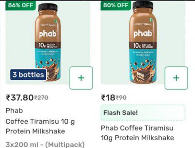 Big basket Loot : Phab milk shake