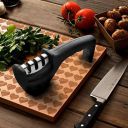 Big Buzz Knife Sharpener Manual 3 Stage Knife Sharpener Tool Advanced Knife Black....