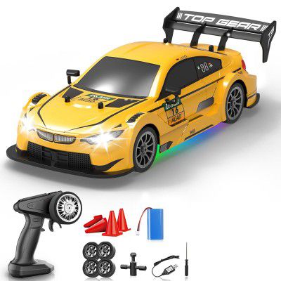 Big Drift Racing RC Car Yellow 
