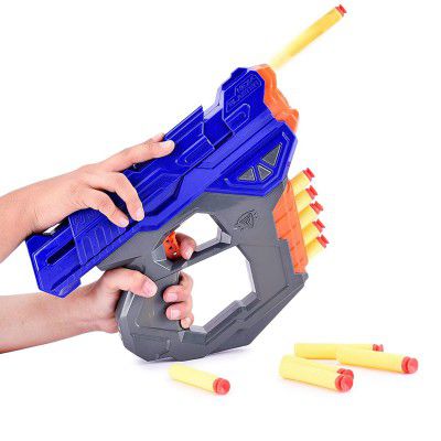 Big Gun Toy with 10 Safe Soft Foam Bullets | Gun Toy