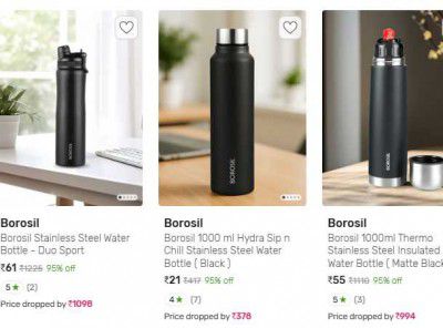 BIG LOOT | UP TO 95% OFF ON BOROSIL