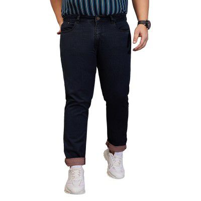 Bigbanana Plus Size Men's Regular Fit Tinted Wash Jeans