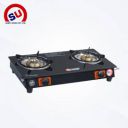BIGFLAME Twin Glass Mini Magic Glass Manual Gas Stove  (2 Burners)...