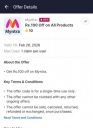 Biggest Loots claim Myntra flat 100₹ off code using 10 supercoin...