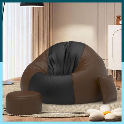 Biggie Bean Bag 4XL Bean Bag Chair with Beans Filled-Bean Bag Sofa