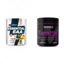 Bigmuscles Nutrition Essential EAA [50 Servings, Mango Candy] & Bigmuscles Nutrition L-Carnitine L-Tartrate Powder [30 Servings, Blueberry]...