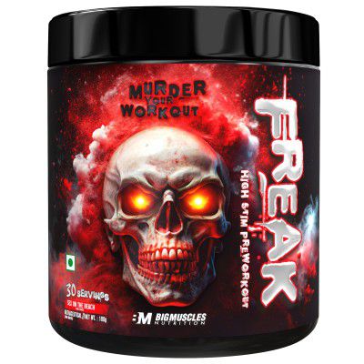 Bigmuscles Nutrition Freak Pre-Workout [30 Servings, Sex on the Beach | 180 gm