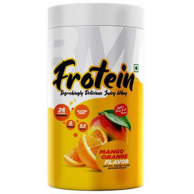 Bigmuscles Nutrition Frotein 26g Refreshing Mango Orange Flavored Hydrolysed Whey Protein
