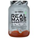 Bigmuscles Nutrition Real Mass Gainer [1Kg, Chocolate] | Lean Whey Protein Muscle Mass Gainer, 1000 Calories...