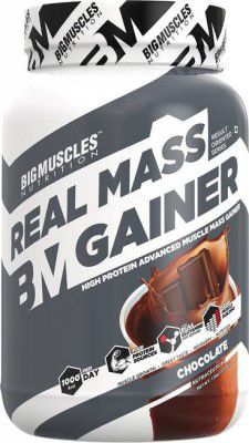 BIGMUSCLES NUTRITION Real Weight Gainers/Mass Gainers  (1.5 kg, Chocolate)
