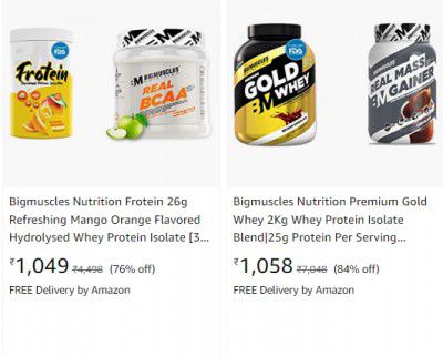 Bigmuscles Nutrition upto 80% off