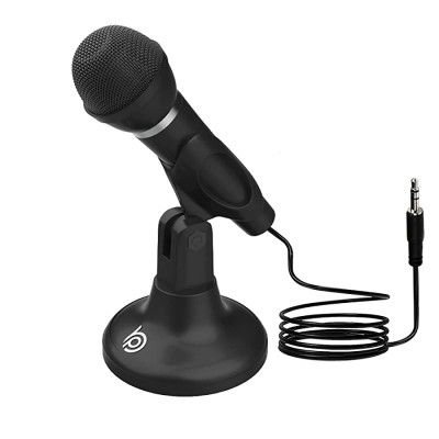 BigPassport Pro-Sound C800 Microphone Podcast Mic with 3.5MM Connector Pin for Computer, Laptop, Recording,Streaming and YouTube Videos(Black) (Model No:Pro-Sound_C800_3.5MM)