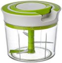 BigPlayer 2-in-1 Multi-functional Manual Food Processor & Chopper – Efficient Vegetable Cutter, Mixer, Dicer for Easy Meal Prep – Compact Design...