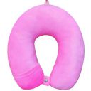 BigPlayer Adjustable 360 Degree Support Pink Round Neck Pillow...