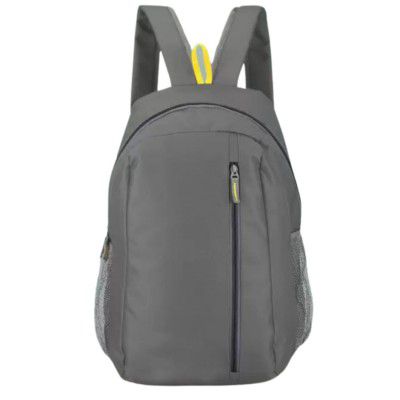BigPlayer Men's and Women's Grey PU Casual Backpack
