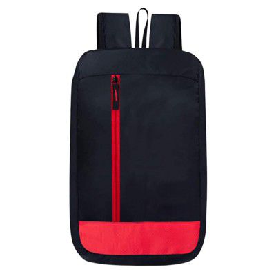 BigPlayer Red PU Leather Casual Backpack - Modern Unisex Bag for Men & Women