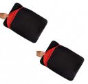 BigPlayer Reversible Laptop Sleeve Bag Fits Upto 15.6 Inch Laptop (Black, 2 Pack)...
