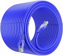 BigPlayer RJ45 CAT5 Ethernet Patch/LAN Cable with Gold Plated Connectors Supports Upto 1000Mbps -50Feet (15 Meters) - (Blue) (MST-797)...