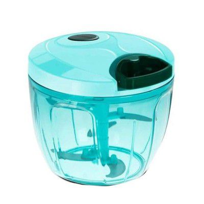 BigPlayer Stainless Steel Compact Extra Sharp Hand Held Vegetable Chopper/Slicer with 5 Blades