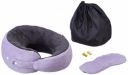 BigPlayer Travel Neck Pillow with Eye Mask - Includes Eye Mask, Carry Bag...