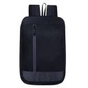 BigPlayer Unisex Black PU Leather Casual Backpack - Versatile Everyday Bag for Men & Women...