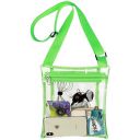 BigPlayer Women’s Clear Vinyl Cross-Body Purse...