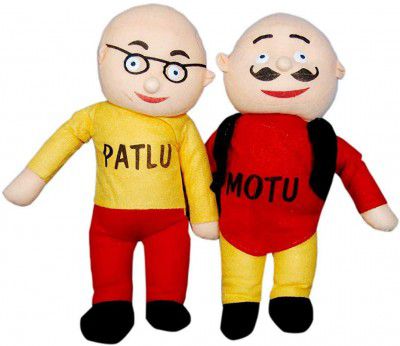 Bigstep Soft Toy Motu patlu for Boys & Girls | Stuffed Toys | Animal Soft Toys | Soft Toy for Kids and Girls (23CM)