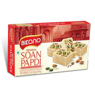 Bikano Soan Papdi Box - Milk 600 gram (500g+100g Extra)