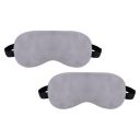 Billebon Premium Supersoft Eye Mask With Stretchable Strap Blind fold Sleeping Eye Mask (GREY PACK OF 2)...