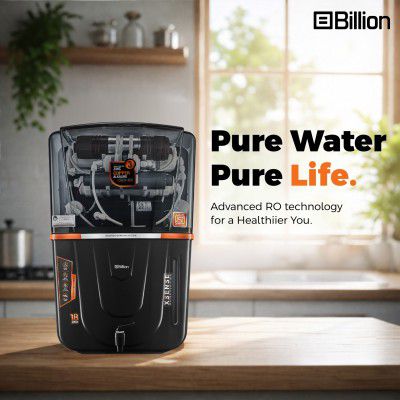 Billion Black Smoke Audy India 1st BIS (IS 16240 :2023) CM/L8100159306 18 L RO + UV + UF + Copper + Alkaline + TDS Control Water Purifier (White)