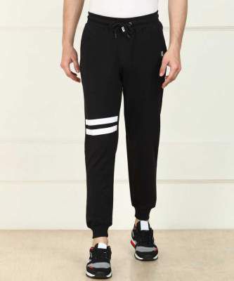 Billion Solid Men Black Track Pants