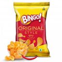 Bingo! Original Style Chilli Sprinkled - Flat Cut Spicy Potato Chips Pack for Snacks, 90g/85gram/90.7G(Weight may vary)...