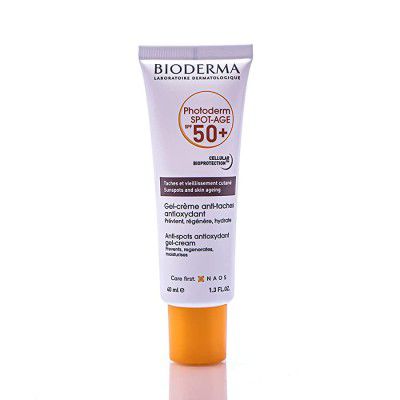 Bioderma Sunscreen Photoderm Spot-Age Gel Cream - SPF 50+, High UVA/UVB Protection - Prevents and helps reduces marks, wrinkles and loss of firmness