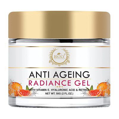 Bioly White Charm Anti Ageing Radiance Gel with Vitamin C Hyaluronic Acid and Retinol (50 GM)