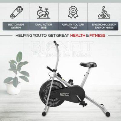 BIONFIT Fixed Handle Exercise Cycle, Air Bike for Home Gym, Indoor Cycles Exercise Bike