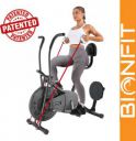 BIONFIT Moving Handle Cycle | Air for Home Gym with Twister & Back Support Dual-Action Stationary Exercise Bike  (Multicolor)...