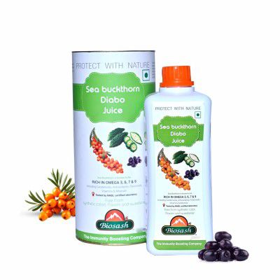 Biosash Sea Buckthorn DIABO Juice 750ml | From Certified Organic Berries