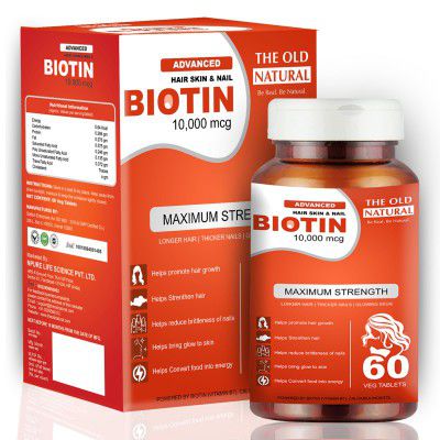 Biotin Tablets for Hair Growth 60 Veg Tablets