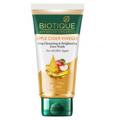 Biotique Apple Cider Vinegar Deep Cleansing Face Wash for All Skin Types, 150ml